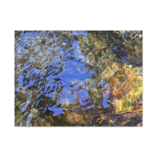 Water's Whisper - Unique Frameless Canvas Wall Art