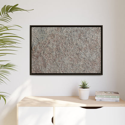 Granular Whispers - Unique Stretched Canvas Wall Art