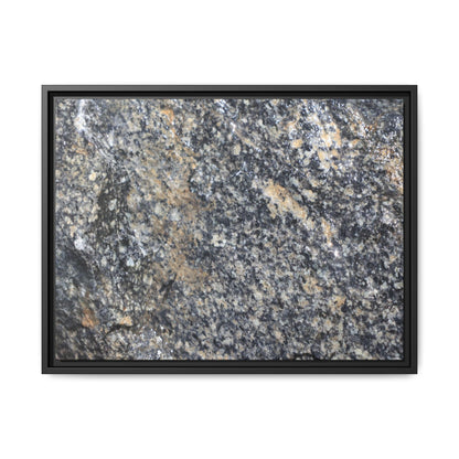 Crystalline Echoes - Unique Stretched Canvas Wall Art
