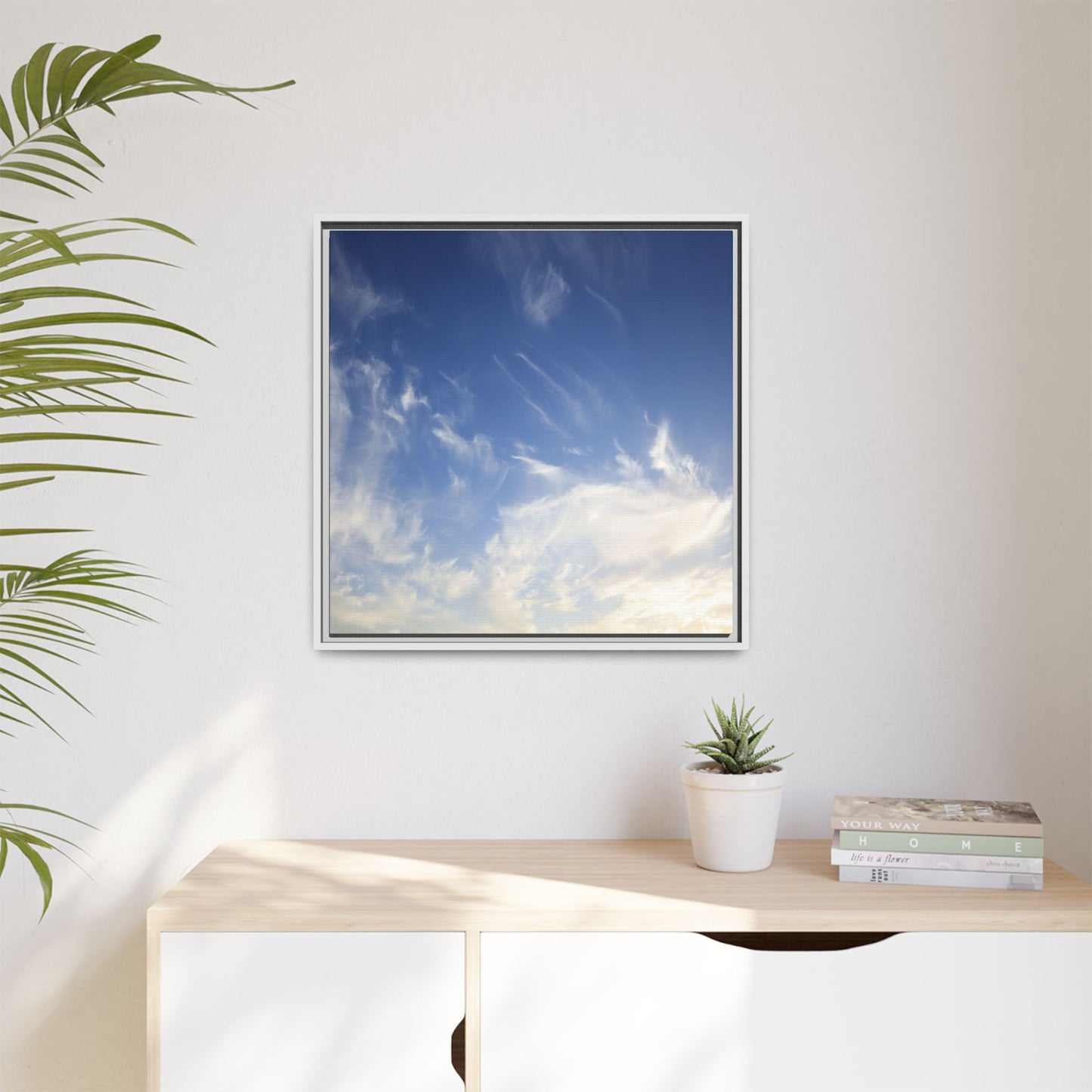 Whispers of Sky - Unique Stretched Canvas Wall Art