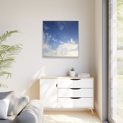 Whispers of Sky - Unique Stretched Canvas Wall Art
