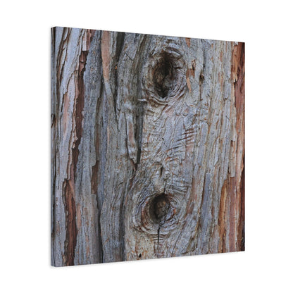 Wooden Memoir - Unique Frameless Canvas Wall Art