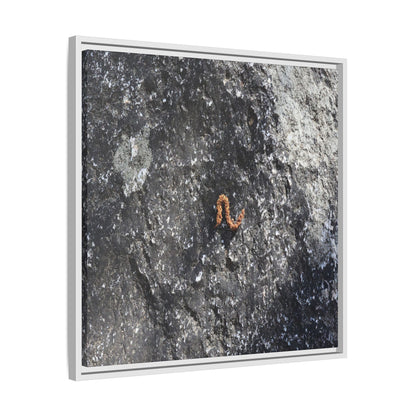 Volcanic Ash and Copper - Unique Stretched Canvas Wall Art