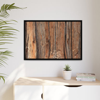 Echoes of Timber - Unique Stretched Canvas Wall Art