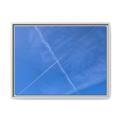 Sky Crossroads - Unique Stretched Canvas Wall Art