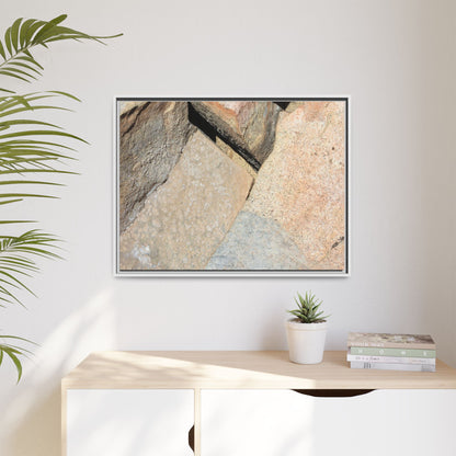 Rock Fragment - Unique Stretched Canvas Wall Art