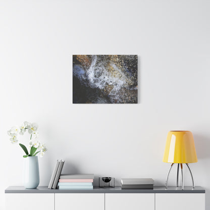 Liquid Stone - Unique Frameless Canvas Wall Art