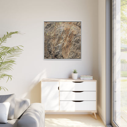 Weathered Rock Formation - Unique Stretched Canvas Wall Art