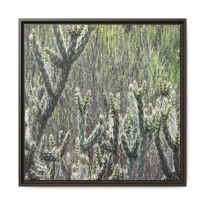 Prickly Paradise - Unique Stretched Canvas Wall Art