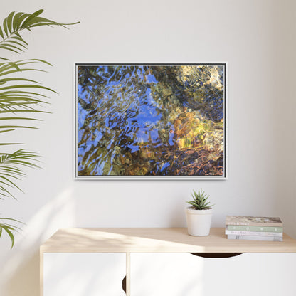Watery Kaleidoscope - Unique Stretched Canvas Wall Art