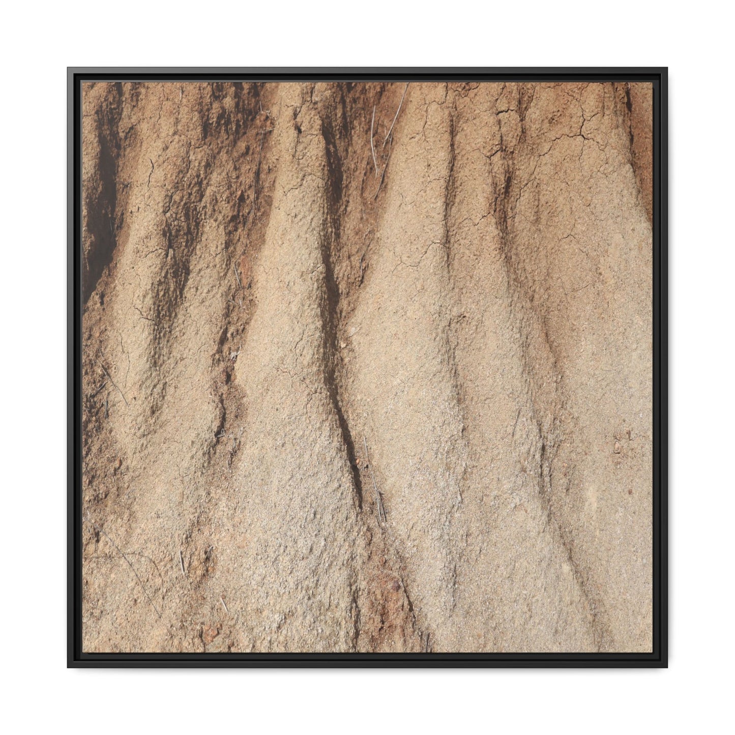 Eroded Canyon Walls - Unique Stretched Canvas Wall Art