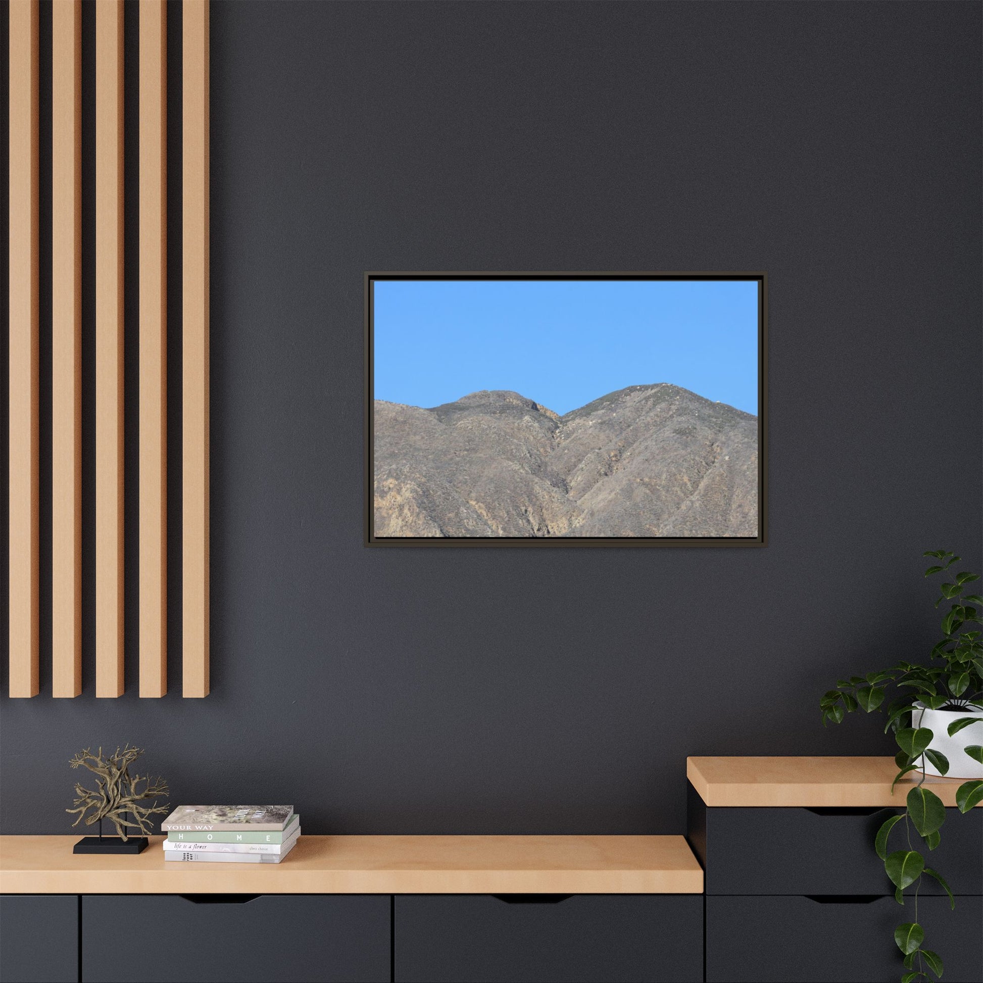 Arid Mountain Breath - Unique Stretched Canvas Wall Art - Art By Earth