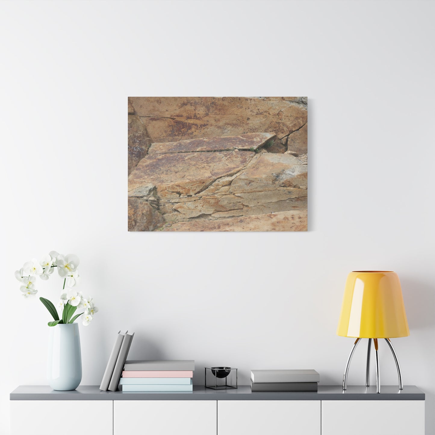 Rocky Terrain - Unique Frameless Canvas Wall Art