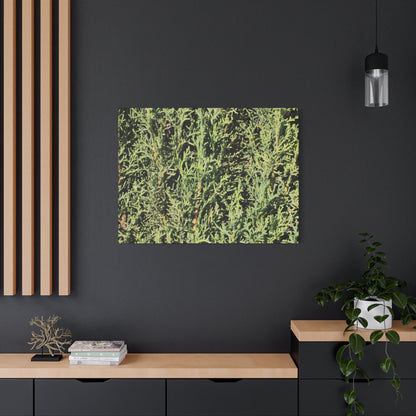 Emerald Tapestry - Unique Frameless Canvas Wall Art - Art By Earth