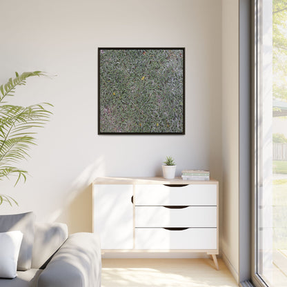 Grassy Texture - Unique Stretched Canvas Wall Art