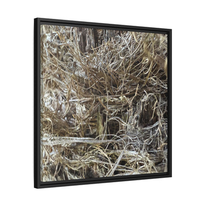 Tangled Whispers of Autumn - Unique Stretched Canvas Wall Art