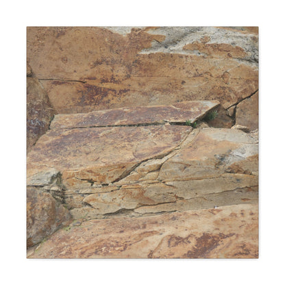 Rocky Terrain - Unique Frameless Canvas Wall Art