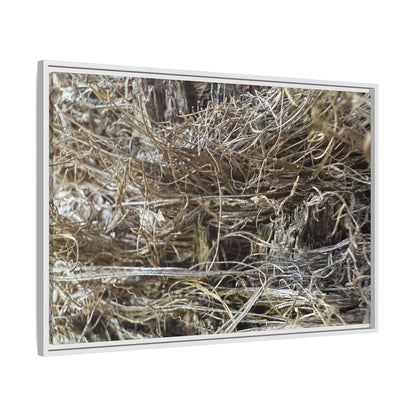 Tangled Whispers of Autumn - Unique Stretched Canvas Wall Art