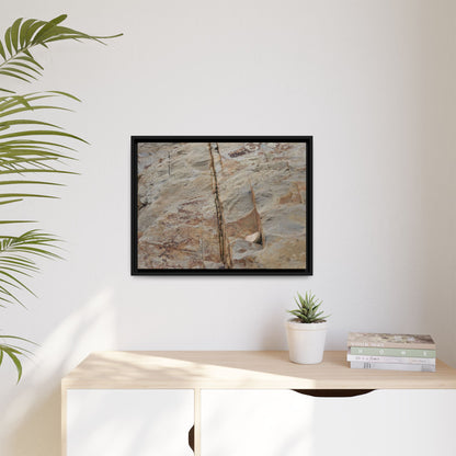 Sedimentary Symphony - Unique Stretched Canvas Wall Art