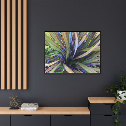 Radiant Leaves - Unique Stretched Canvas Wall Art