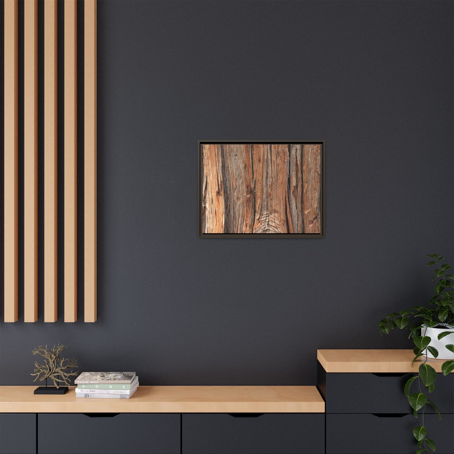 Echoes of Timber - Unique Stretched Canvas Wall Art
