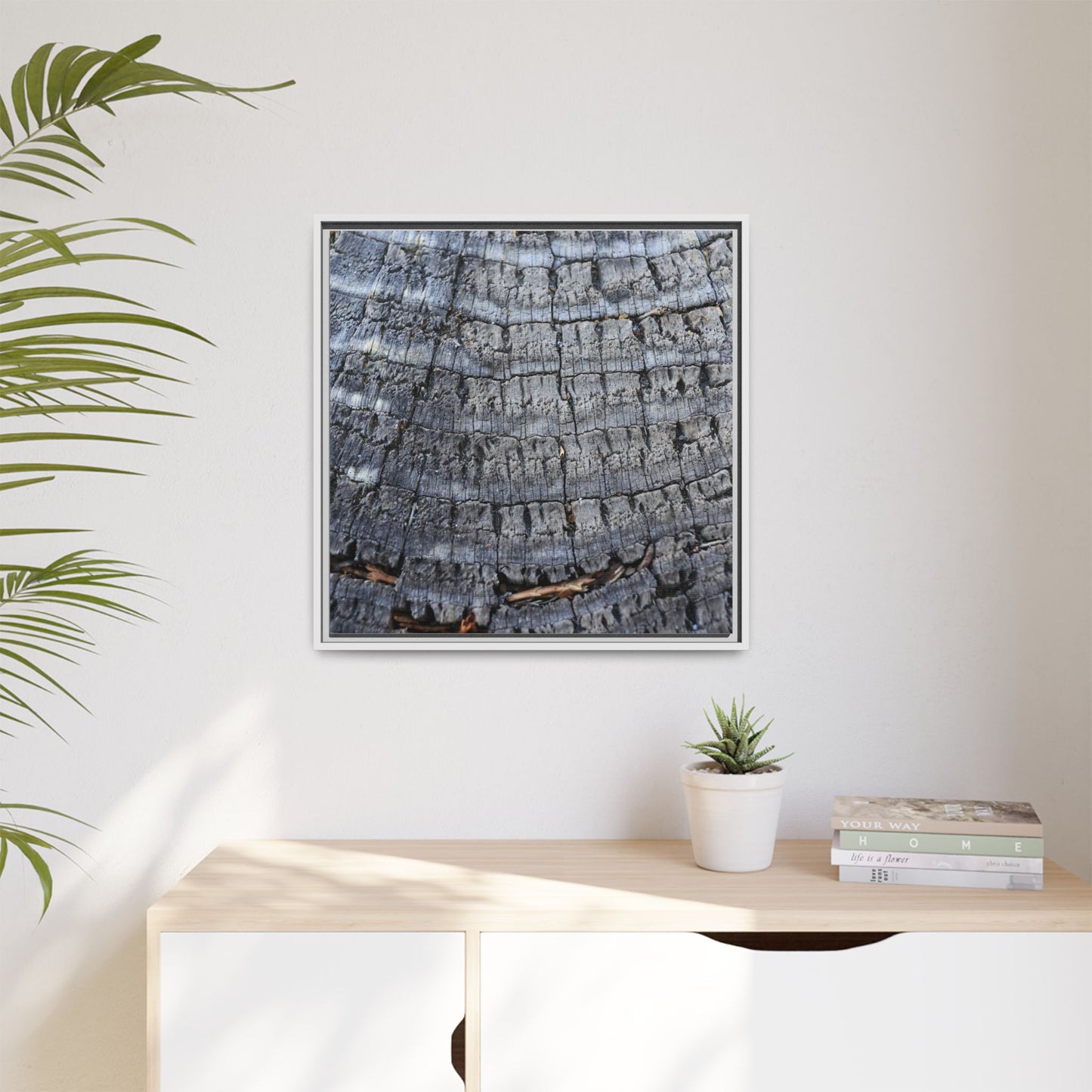Charred Memories - Unique Stretched Canvas Wall Art