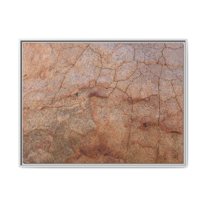 Russet Fissures - Unique Stretched Canvas Wall Art