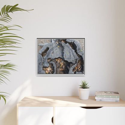 Time's Fractal Memory - Unique Stretched Canvas Wall Art
