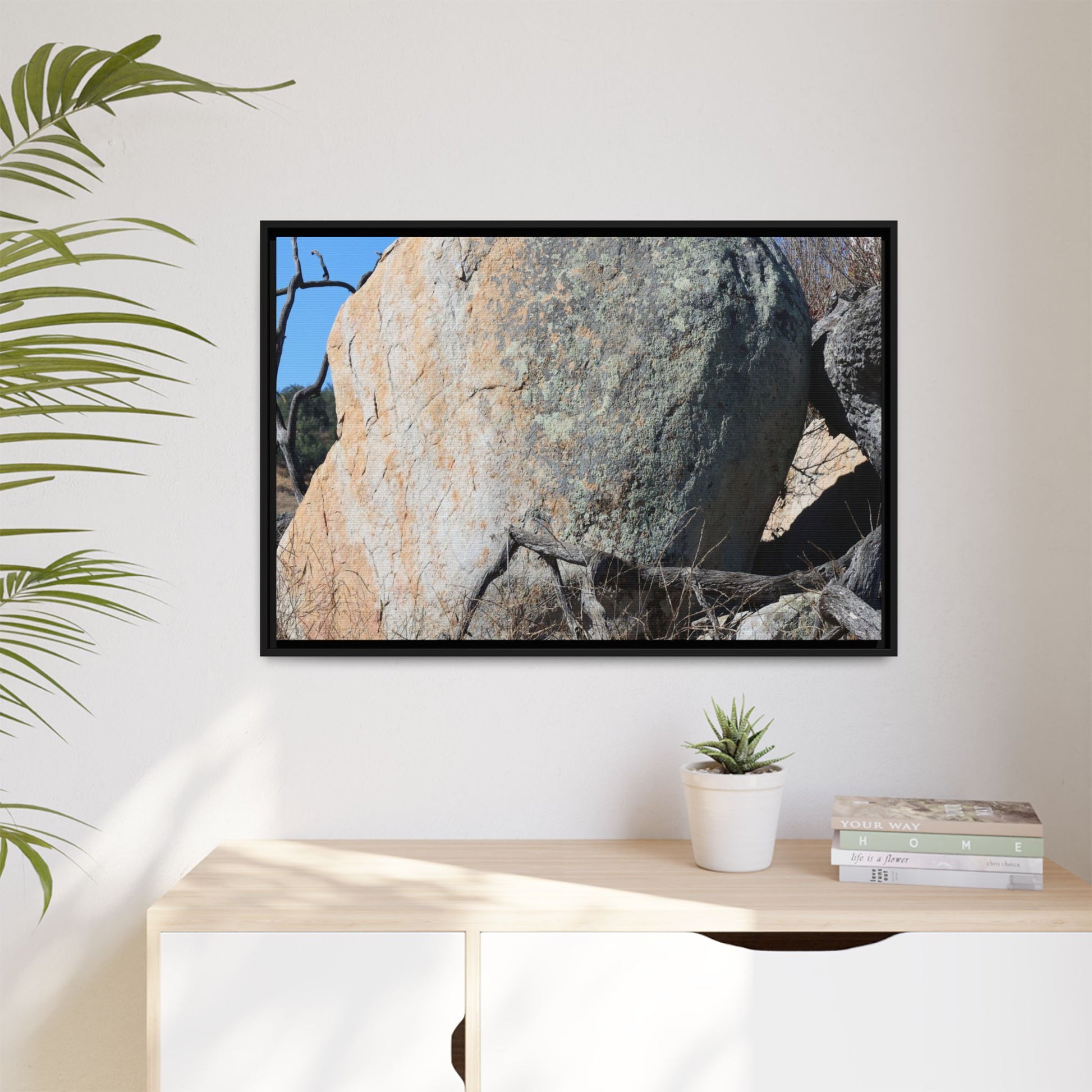 Stony Sentinel - Unique Stretched Canvas Wall Art - Art By Earth