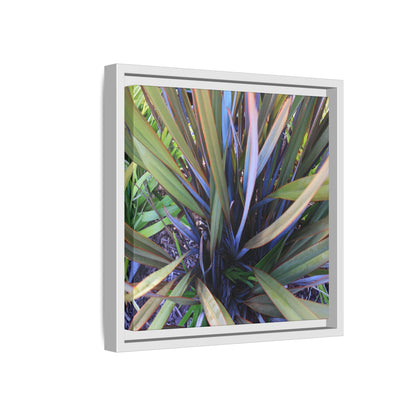 Radiant Leaves - Unique Stretched Canvas Wall Art