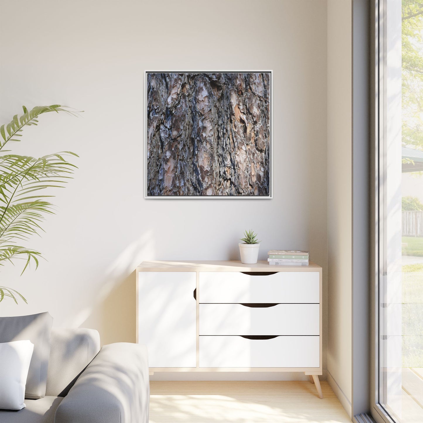Weathered Patterns - Unique Stretched Canvas Wall Art