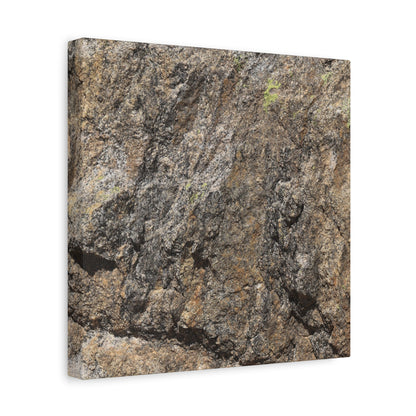 Weathered Stone Secrets - Unique Frameless Canvas Wall Art