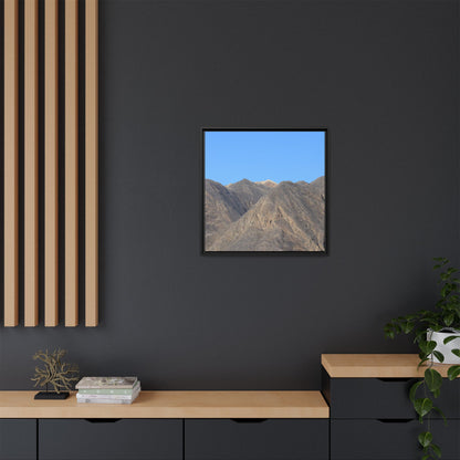 Echoes of Barren Peaks - Unique Stretched Canvas Wall Art - Art By Earth