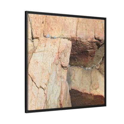 Fractured Stone - Unique Stretched Canvas Wall Art