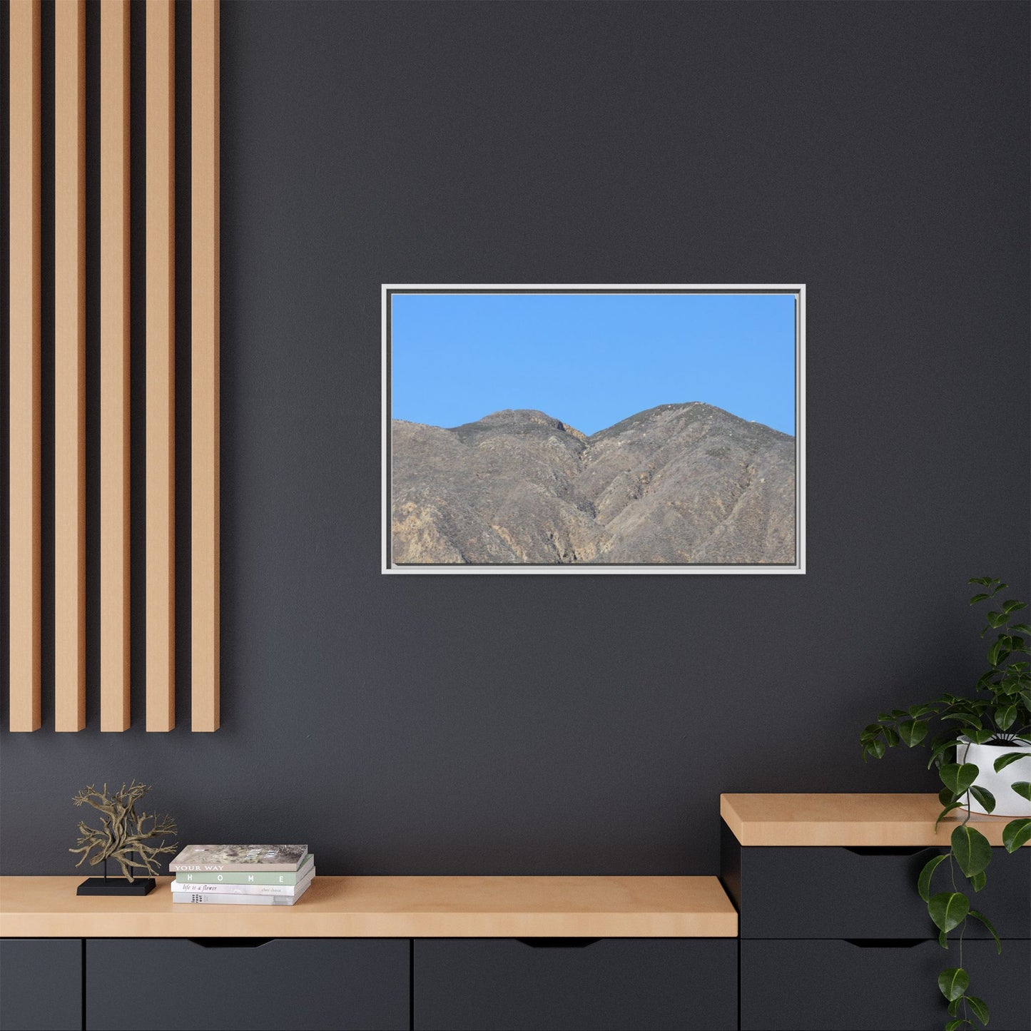 Arid Mountain Breath - Unique Stretched Canvas Wall Art - Art By Earth