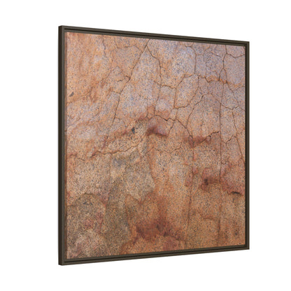 Russet Fissures - Unique Stretched Canvas Wall Art