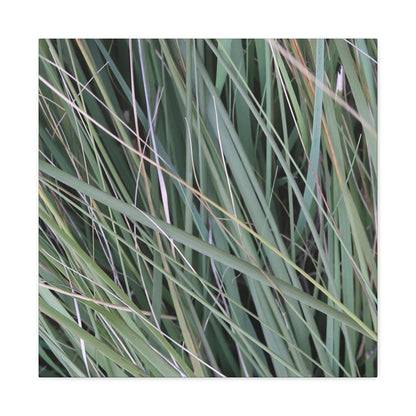 Whispers of Green - Unique Frameless Canvas Wall Art