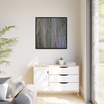 Whispers of Silver Grass - Unique Stretched Canvas Wall Art