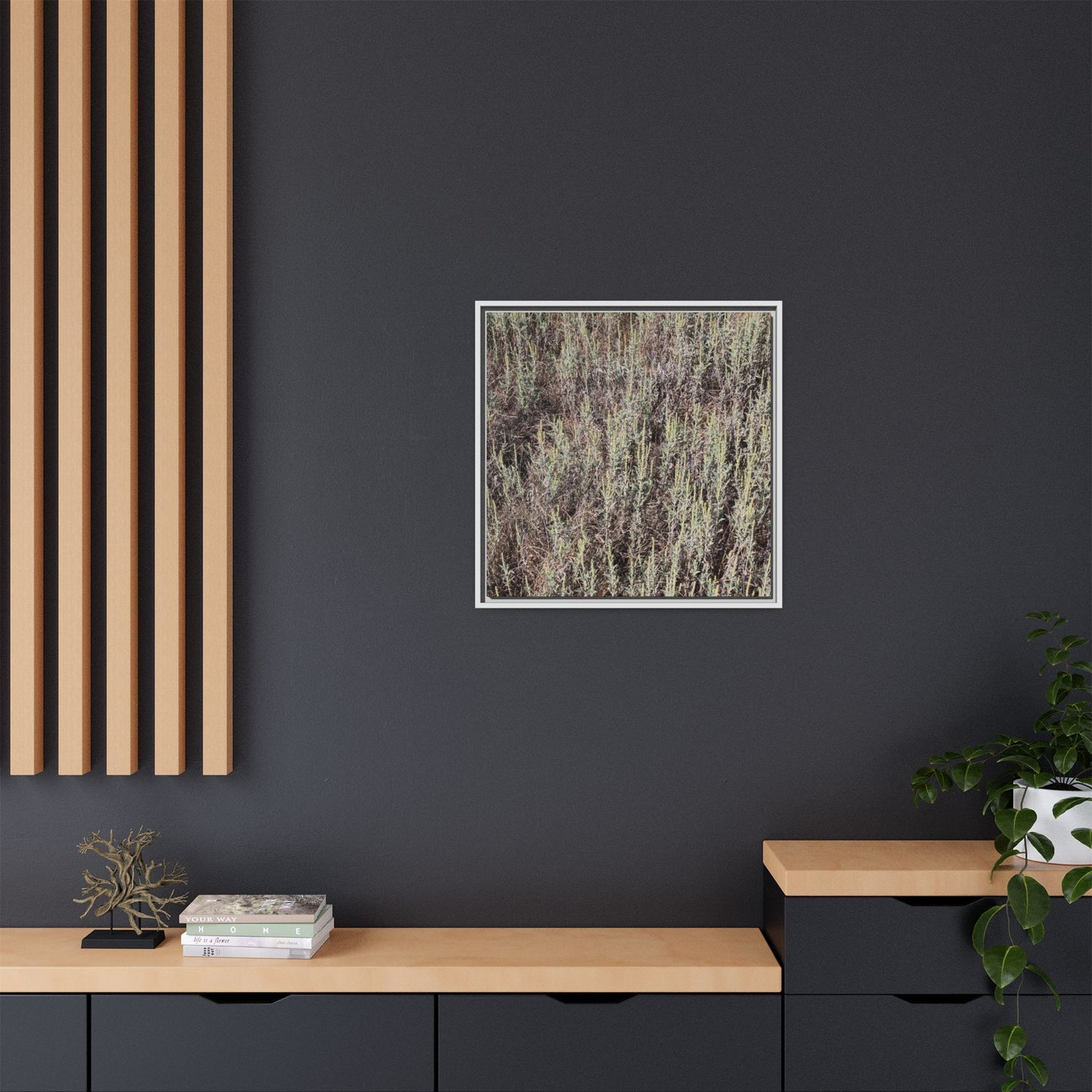 Sage Fields Forever - Unique Stretched Canvas Wall Art - Art By Earth