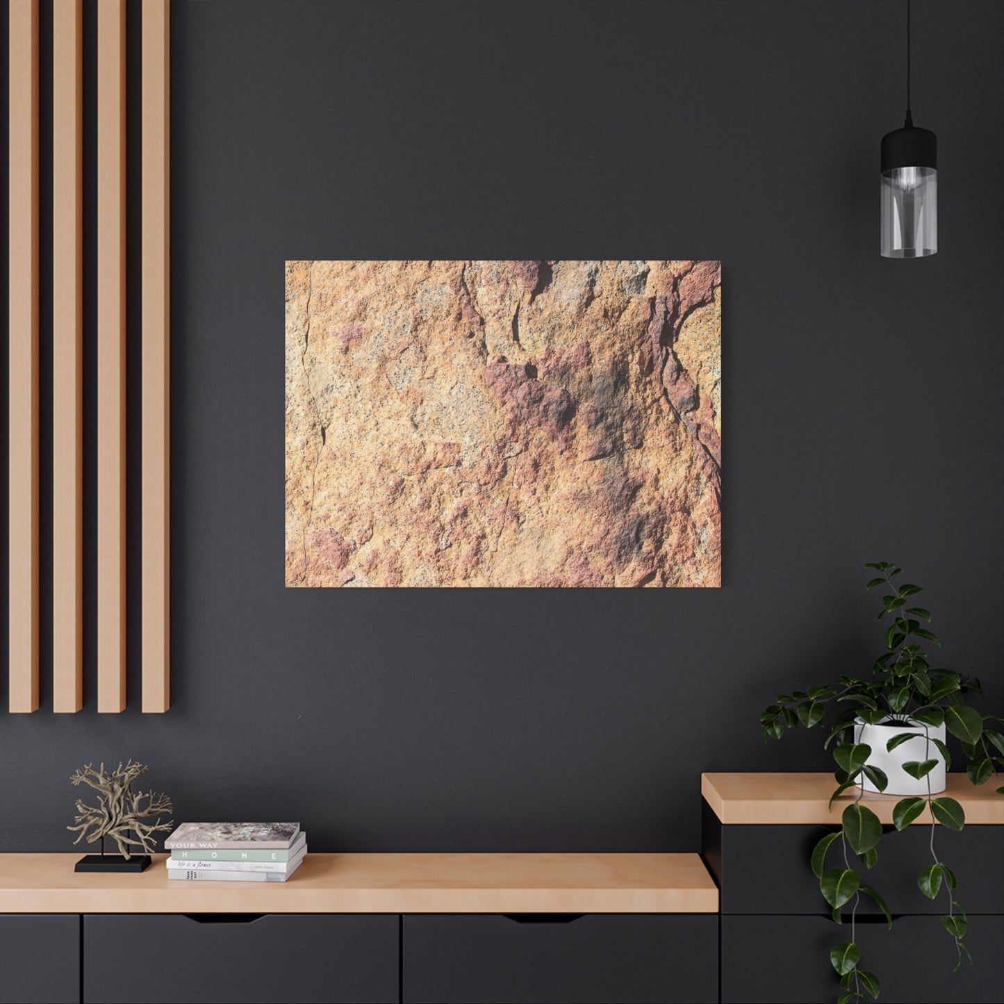 Terracotta Tears - Unique Frameless Canvas Wall Art