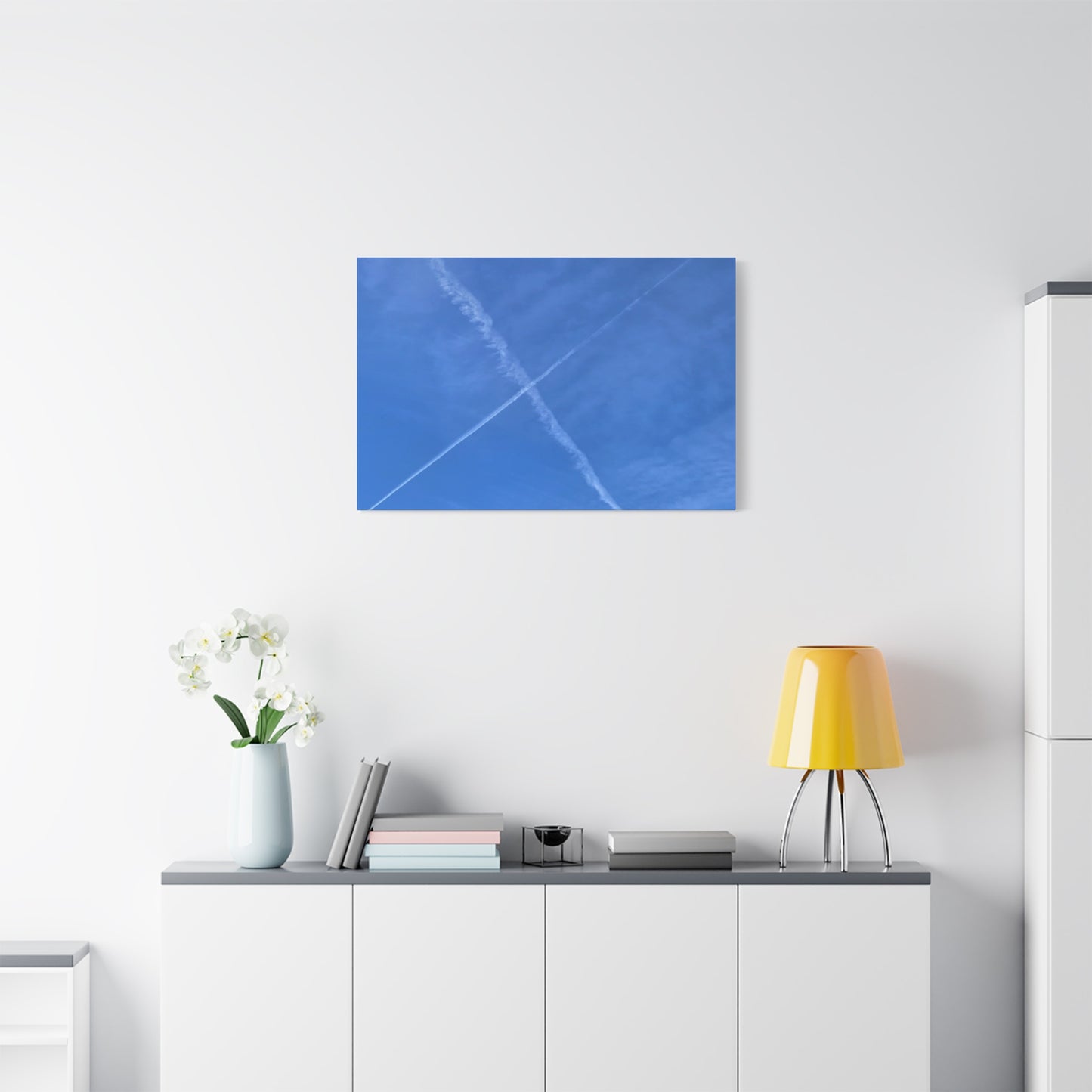 Crossing Paths - Unique Frameless Canvas Wall Art