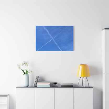 Crossing Paths - Unique Frameless Canvas Wall Art