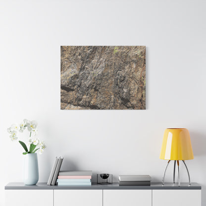 Weathered Stone Secrets - Unique Frameless Canvas Wall Art
