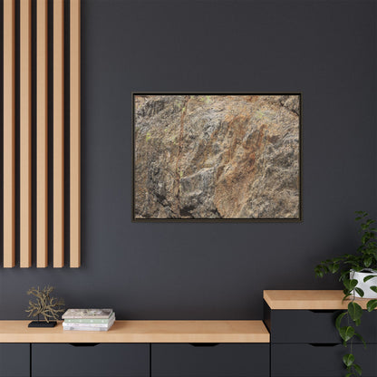Weathered Rock Formation - Unique Stretched Canvas Wall Art