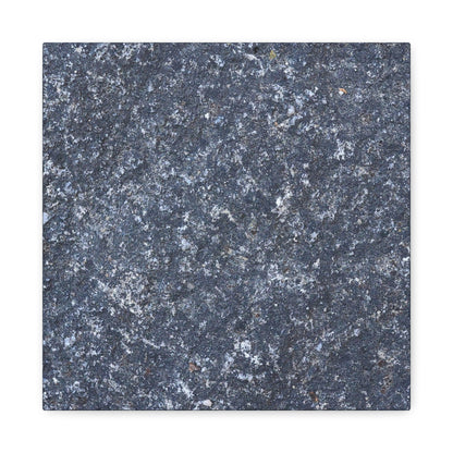 Frozen Whispers of Stone - Unique Frameless Canvas Wall Art