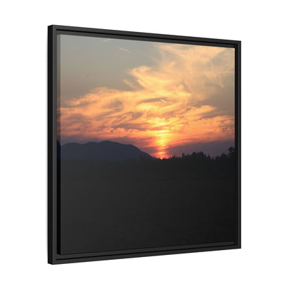 Gilded Horizon - Unique Stretched Canvas Wall Art