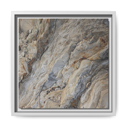 Layers of Earth's History - Unique Stretched Canvas Wall Art