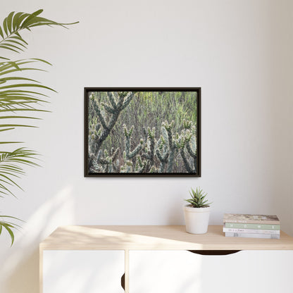Prickly Paradise - Unique Stretched Canvas Wall Art