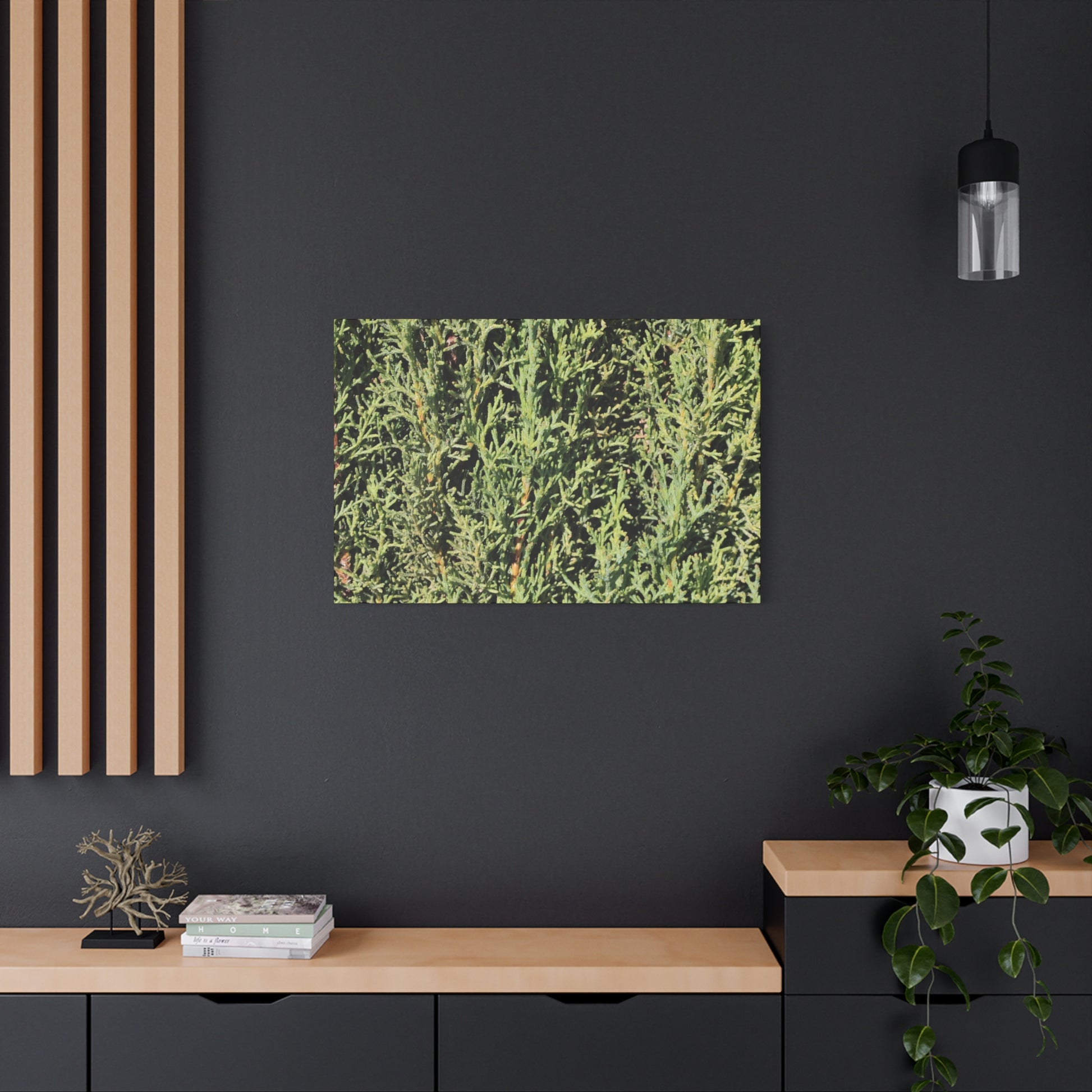 Emerald Tapestry - Unique Frameless Canvas Wall Art - Art By Earth