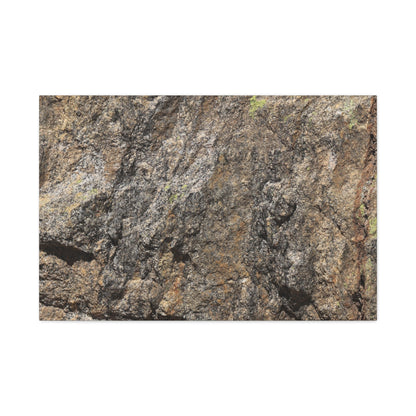 Weathered Stone Secrets - Unique Frameless Canvas Wall Art